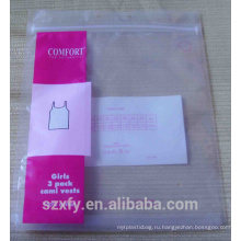 Ziplock PE сумка с логотипом для упаковки одежды
